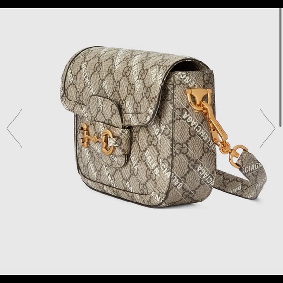 Hacker Project Gucci X Balenciaga Horsebit 1955 Crossbody - Picture 4 of 8